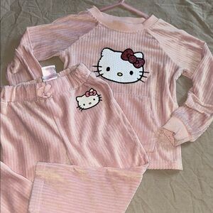 Hello Kitty Light Pink Kids Pajama Set